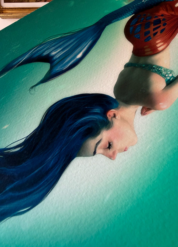 Print Sirena pescada