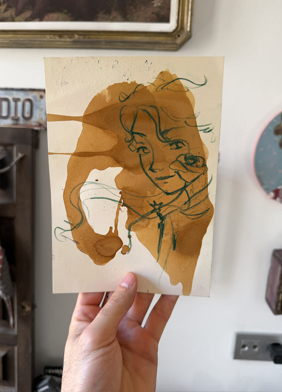 Boceto original doble cara